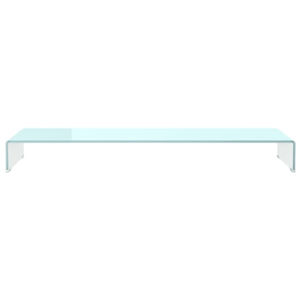 vidaXL TV-benk glass grønn 120x30x13 cm