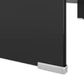 Miniatyrbillede 4 af 6: vidaXL TV-stander/monitorstand sort glas 100x30x13 cm