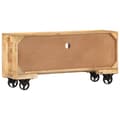 Miniatyrbillede 5 af 10: vidaXL tv-skab 110x30x50 cm ru mangotræ