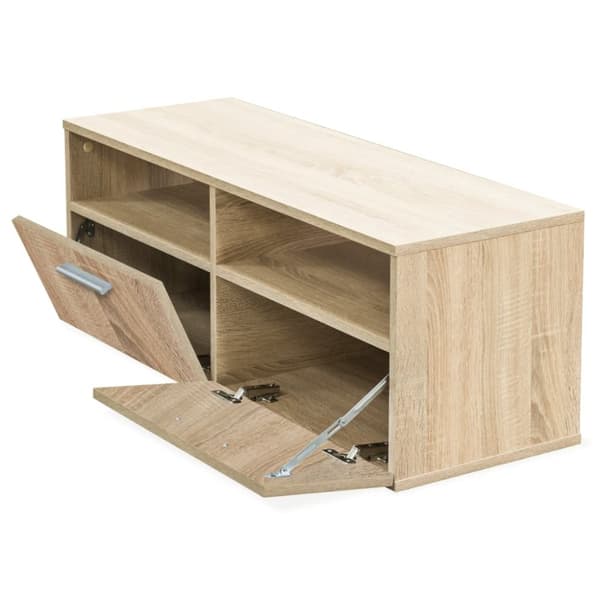 vidaXL TV-taso tammi 95x35x36 cm tekninen puu