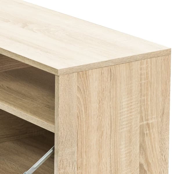 vidaXL TV-taso tammi 95x35x36 cm tekninen puu