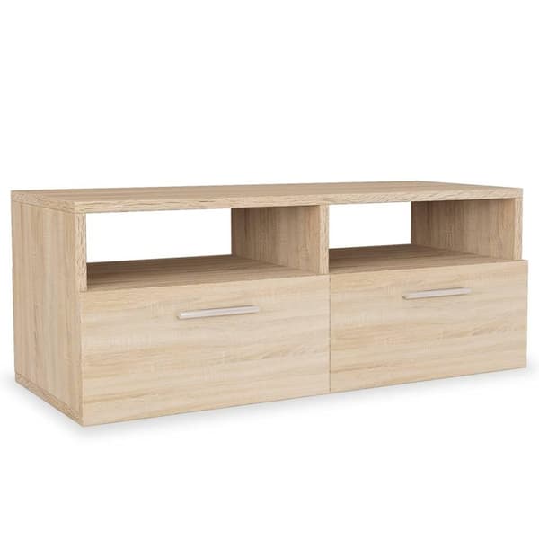 vidaXL TV-taso tammi 95x35x36 cm tekninen puu