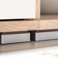 Miniatyrbilde 5 av 11: vidaXL TV-veggenhet med LED-lys sonoma eik og hvit