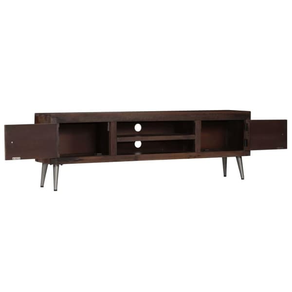 vidaXL tv-skab 140x30x45 cm massivt genbrugstræ