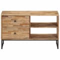 Miniatyrbilde 2 av 10: vidaXL TV-benk gjenvunnet tre 90x30x55 cm