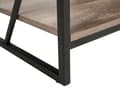 Miniatyrbillede 8 af 9: TV Bord Mørkt Træ Sort Metal 140 cm Fjernsynsbord med 5 hylder Moderne Rustik Industriel Design til Stue Tilbehør Tvbænk Indretning