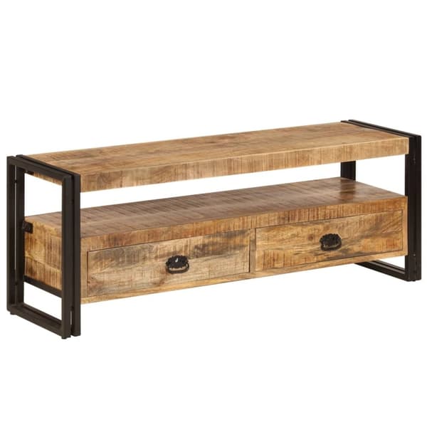 vidaXL tv-skab massivt mangotræ 120 x 35 x 45 cm