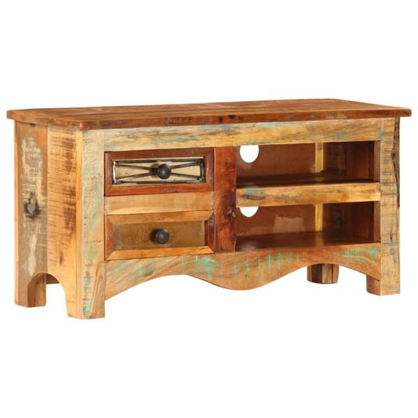 vidaXL tv-skab 80x30x40 cm massivt genbrugstræ