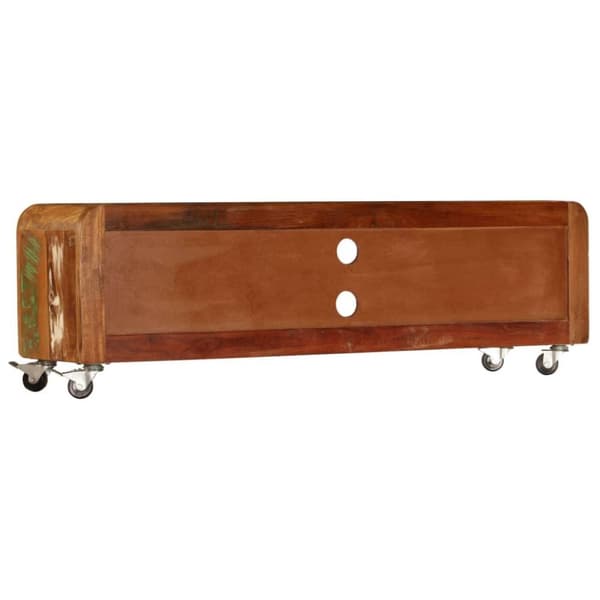 vidaXL tv-skab 120x30x36 cm massivt genbrugstræ