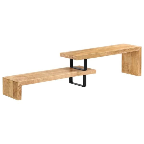 vidaXL tv-bord massivt mangotræ