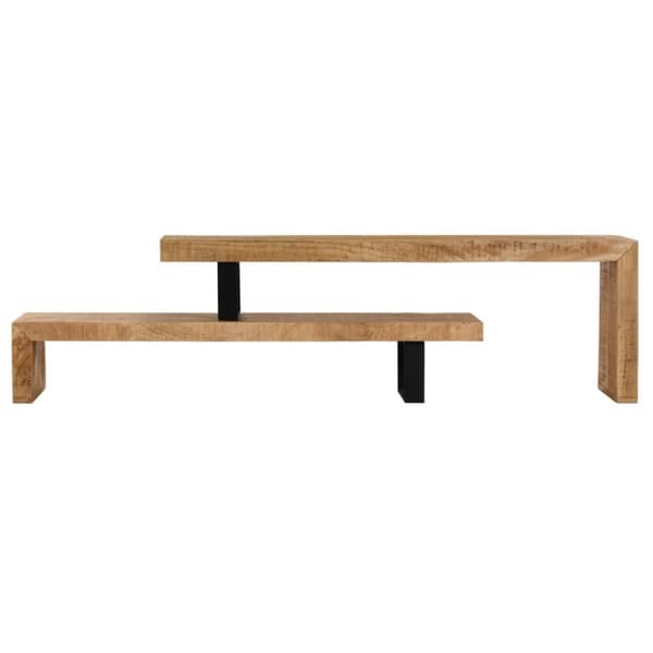 vidaXL tv-bord massivt mangotræ