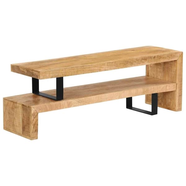 vidaXL tv-bord massivt mangotræ