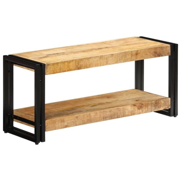 vidaXL TV-bänk 90x30x40 cm massivt mangoträ