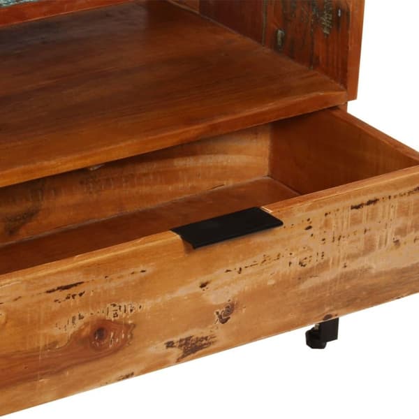 vidaXL tv-skab 118x35x45 cm massivt genbrugstræ