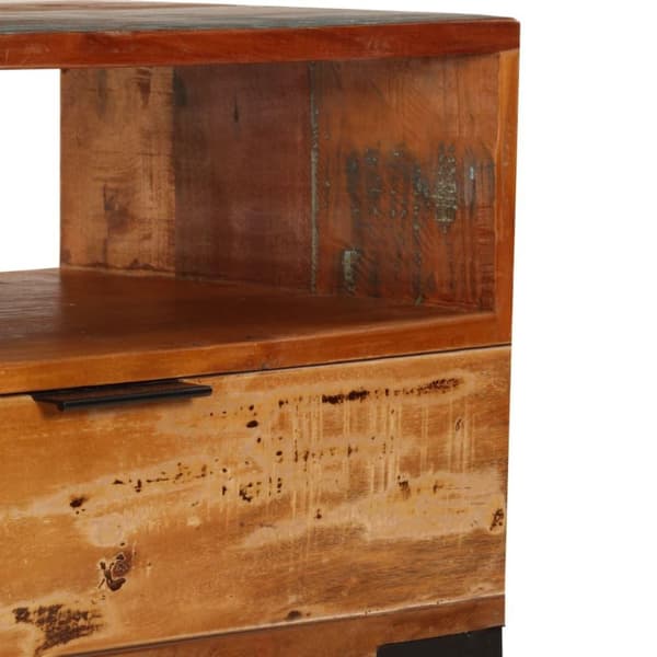vidaXL tv-skab 118x35x45 cm massivt genbrugstræ