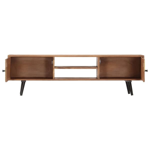 vidaXL tv-skab 140x30x40 cm massivt akacietræ