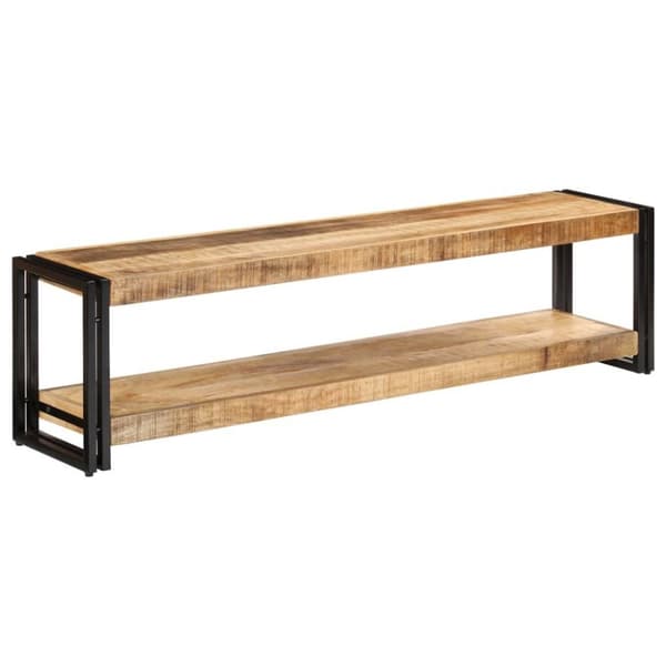 vidaXL TV-bänk 150x30x40 cm massivt mangoträ