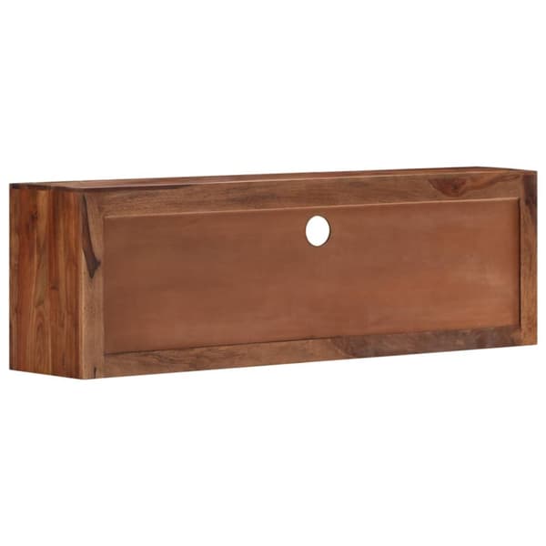 vidaXL TV-bänk 120x30x40 cm massivt sheshamträ