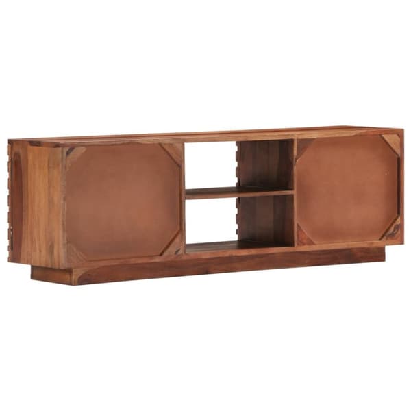 vidaXL tv-skab 120x30x40 cm massivt sheeshamtræ