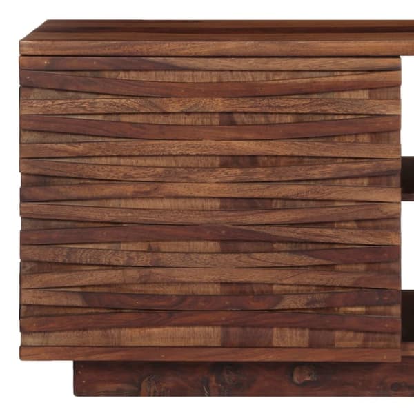 vidaXL tv-skab 120x30x40 cm massivt sheeshamtræ