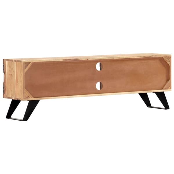 vidaXL TV-bänk 140x30x45 cm massivt akaciaträ