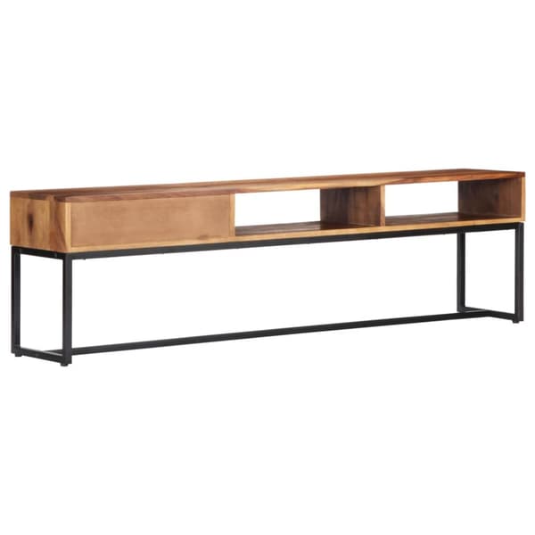 vidaXL TV-bänk 160x30x45 cm massivt sheshamträ