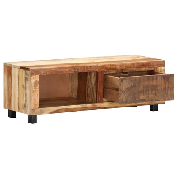 vidaXL TV-benk 100x30x33 cm gjenvunnet heltre