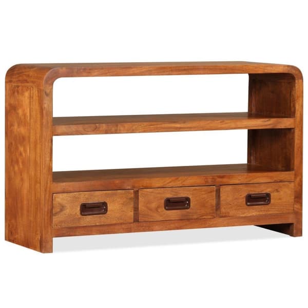 vidaXL tv-skab 90x30x55 cm massivt akacietræ