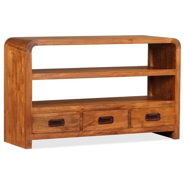 vidaXL tv-skab 90x30x55 cm massivt akacietræ