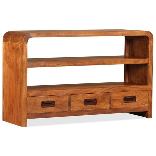 vidaXL tv-skab 90x30x55 cm massivt akacietræ