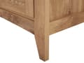 Pikkukuva 11 / 11: TV-taso vaalea puu MDF lastulevy 138 x 43 x 60 cm kaapeilla laatikolla hyllyllä kaapeliläpivienti rustiikkinen tyyli
