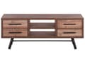 Miniatyrbillede 5 af 10: TV-Stander Let Træ Op til 57ʺ TV Anbefalet 2 Hylder 4 Skuffer Minimalistisk Stil