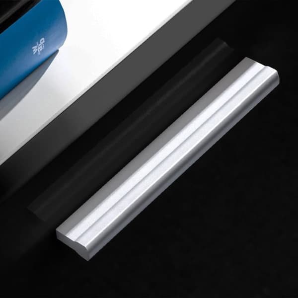 vidaXL TV-möbelset 5 delar med LED-belysning högglans svart