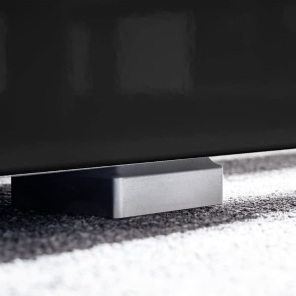 vidaXL TV-möbelset 5 delar med LED-belysning högglans svart