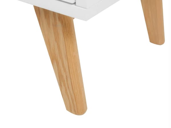 TV Bord Hvid Lyst Træ MDF 55 x 180 x 40 cm Lav Smal Fjernsynsbord med Hylder og Skuffer til Stue Tvbænk Fladskærm med Hylder og Skuffer