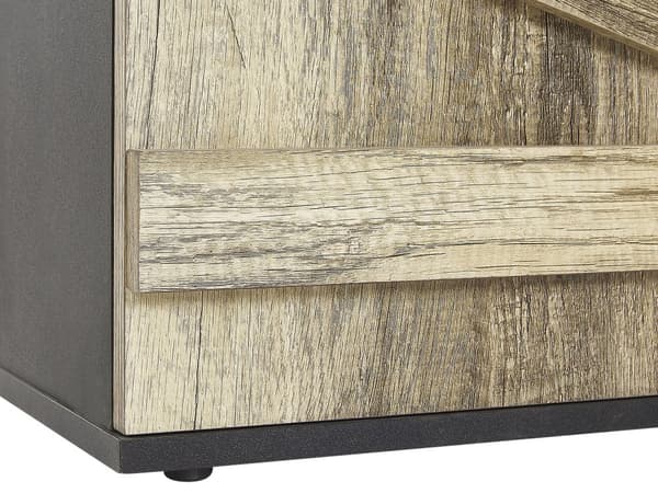 TV-Stander Brun Sort Træ Spånplade 43 cm Lade Stil