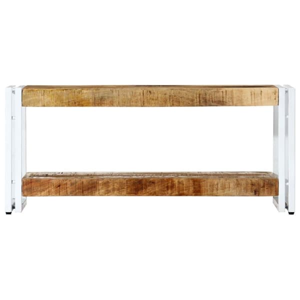 vidaXL TV-bänk 90x30x40cm massivt mangoträ
