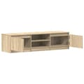 Miniatyrbilde 6 av 11: vidaXL TV-benk sonoma eik 140x40x35,5 cm konstruert tre