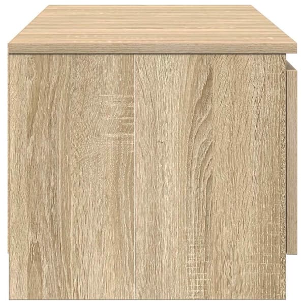 vidaXL TV-benk sonoma eik 140x40x35,5 cm konstruert tre