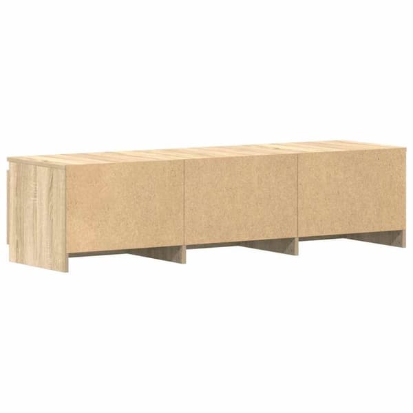 vidaXL TV-benk sonoma eik 140x40x35,5 cm konstruert tre
