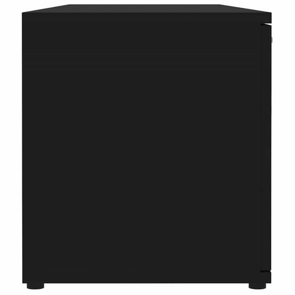 vidaXL TV-bänk svart 120x34x37 cm konstruerat trä