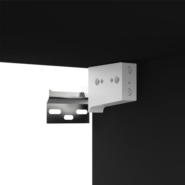 vidaXL TV-benk svart 80x30x30 cm konstruert tre