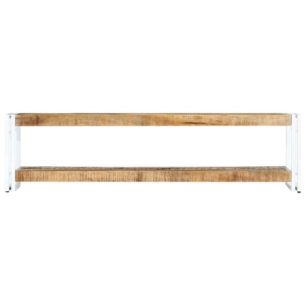 vidaXL TV-bänk 150x30x40 cm massivt mangoträ