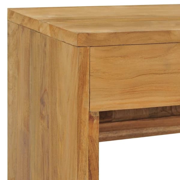 vidaXL TV-benk 100x35x45 cm heltre teak