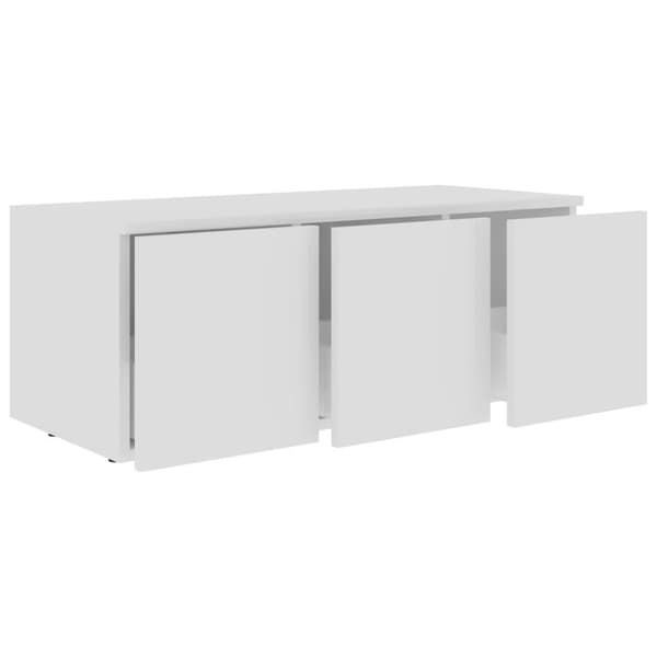 vidaXL tv-skab 80x34x30 cm spånplade hvid