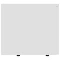Miniatyrbilde 8 av 9: vidaXL TV-benk hvit 80x34x30 cm konstruert tre