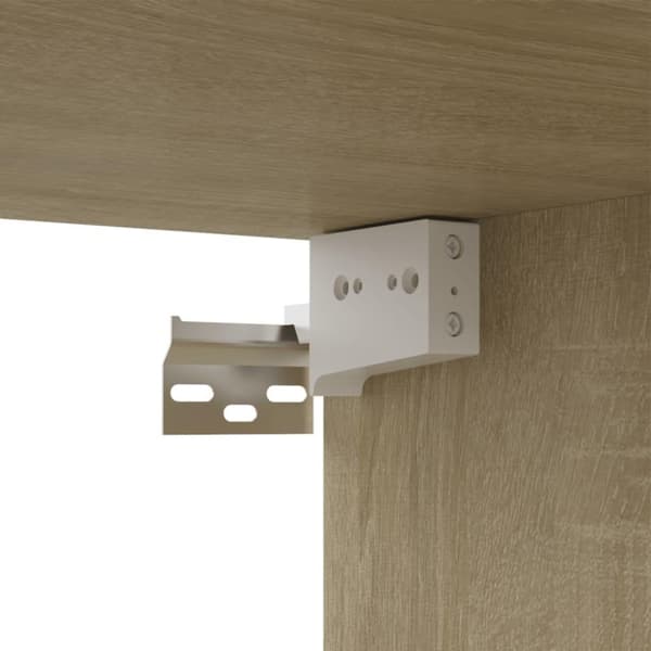 vidaXL TV-benk sonoma eik 100x30x30 cm konstruert tre