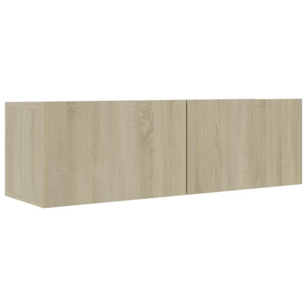 vidaXL TV-benk sonoma eik 100x30x30 cm konstruert tre