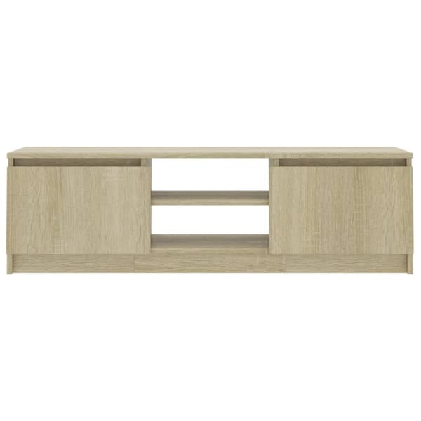 vidaXL tv-skab 120 x 30 x 35,5 cm spånplade sonoma-eg