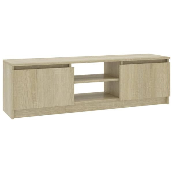 vidaXL tv-skab 120 x 30 x 35,5 cm spånplade sonoma-eg